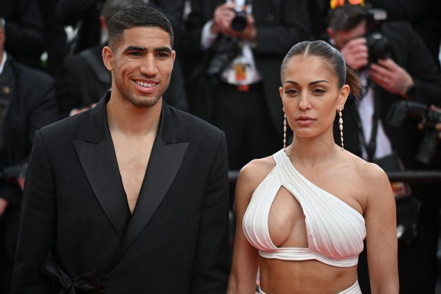 Hiba Abouk y Achraf Hakimi en Cannes / Gtres