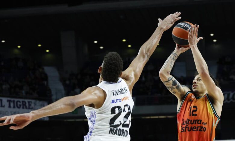 Horario y dónde ver por TV el Valencia Basket - Real Madrid de la Liga Endesa