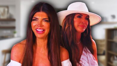 Side by side images of RHONJ's Teresa Giudice