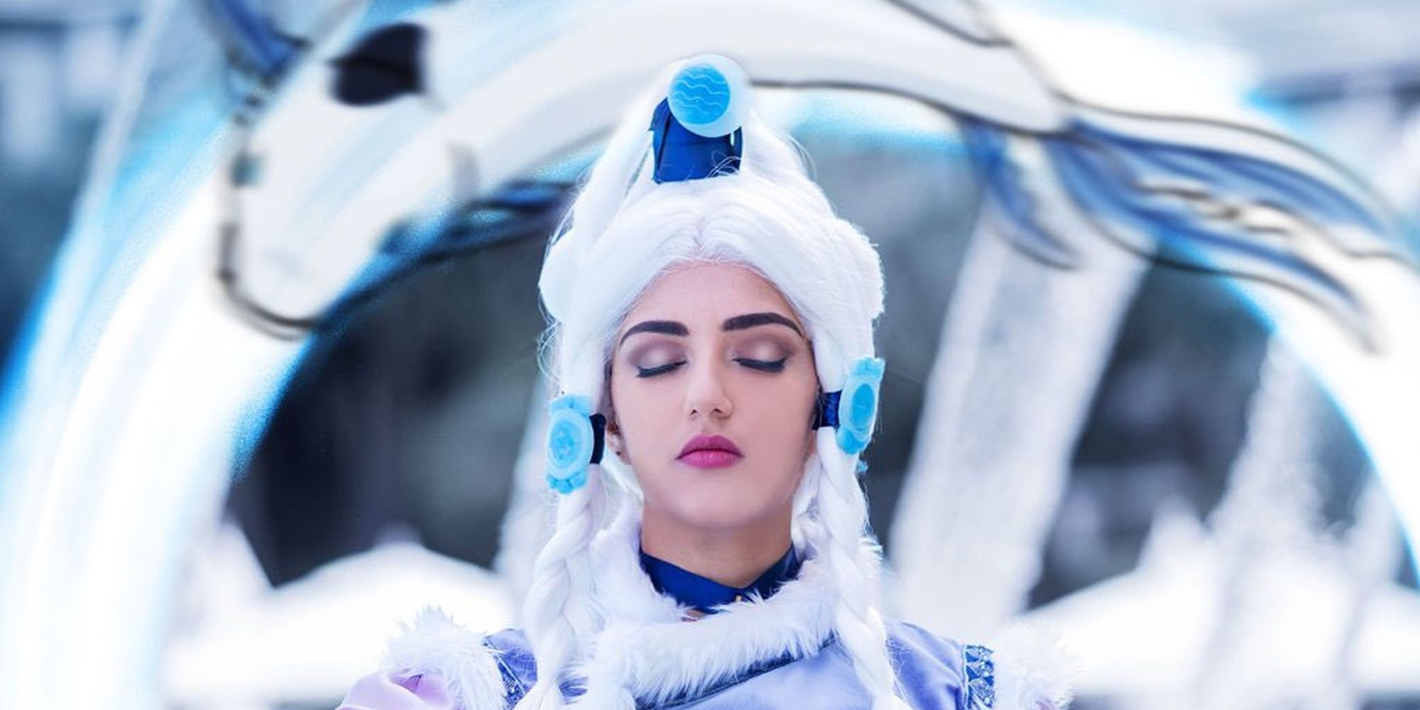 Increíble cosplay de ATLA recrea a la perfección a la novia de Sokka que se convirtió en la luna