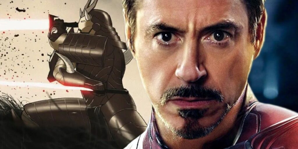tony stark iron man samurai