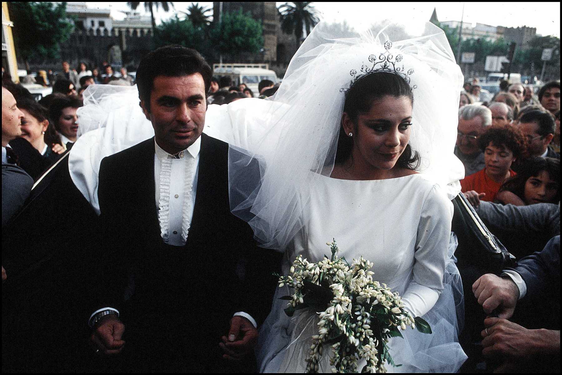 Isabel Pantoja y Paquirri el día de su matrimonio / Gtres