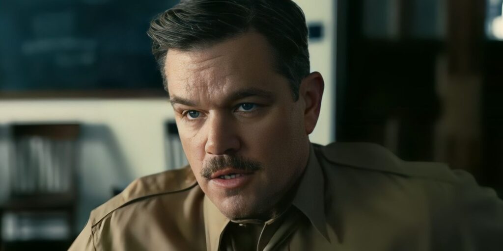 Matt Damon in Oppenheimer