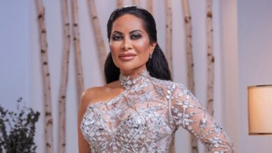 The Real Housewives of Salt Lake City star Jen Shah in silver dress