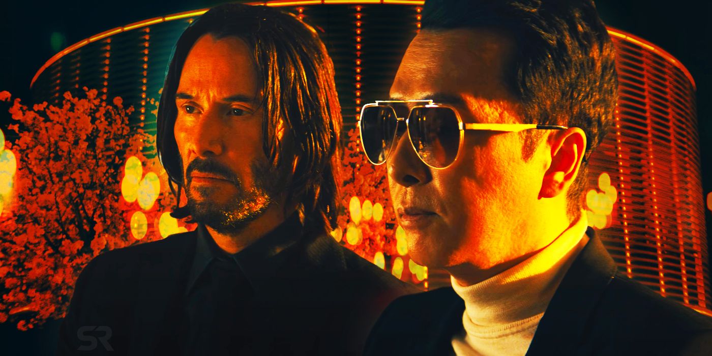 John Wick y Caine en John Wick 4