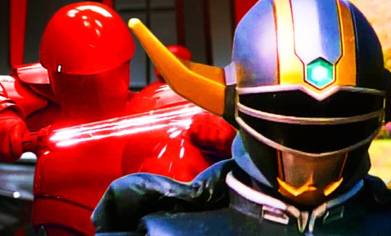 Star Wars' Praetorian guards and Power Rangers Lost Galaxy's Magna Defender
