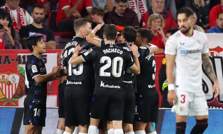 La Real celebra el pase del Sevilla a la final