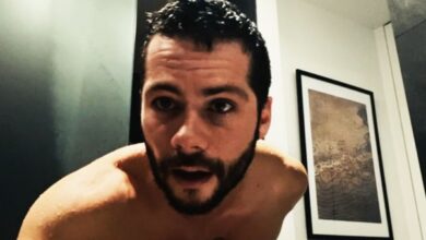Dylan O'Brien in The Other Two on a Zoom call