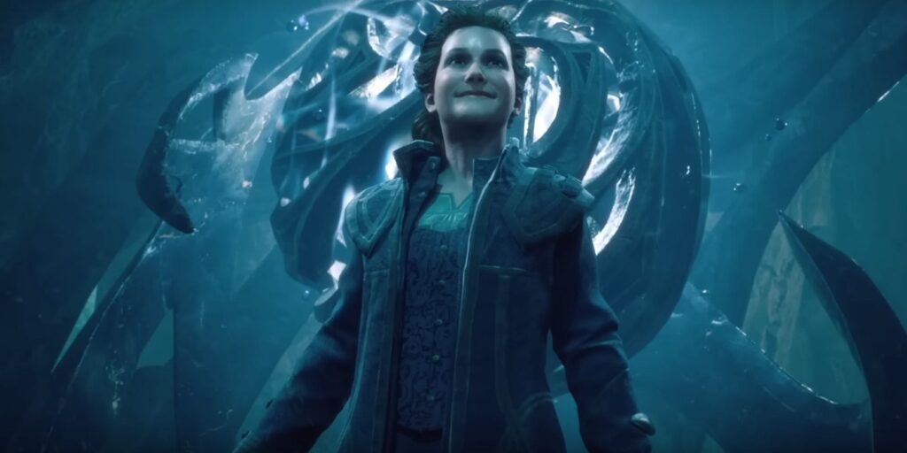 Isidora Morganach faces the four Keepers after she refuses to stop her dangerous magic in Hogwarts Legacy