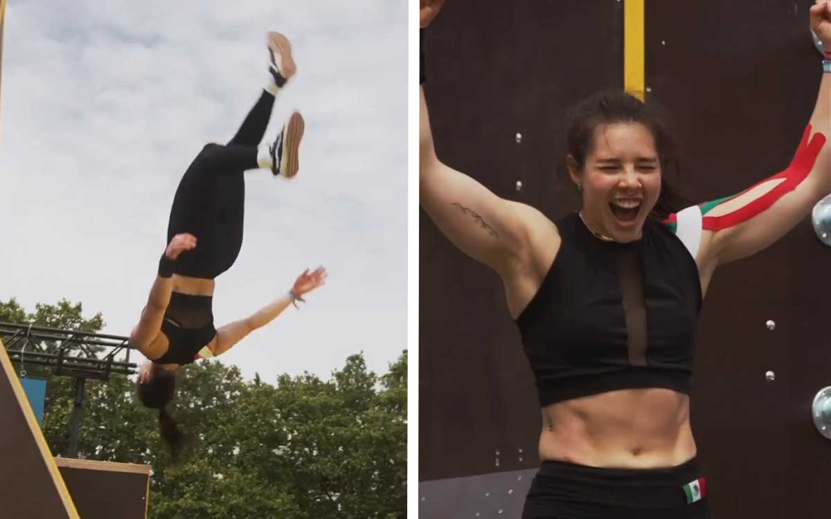 La impresionante rutina con la que Ella Bucio ganó el Mundial de Parkour | Video