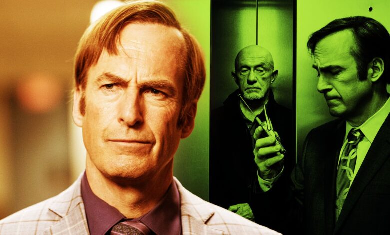 Jimmy McGill and mike ehrmantraut in Better Call Saul