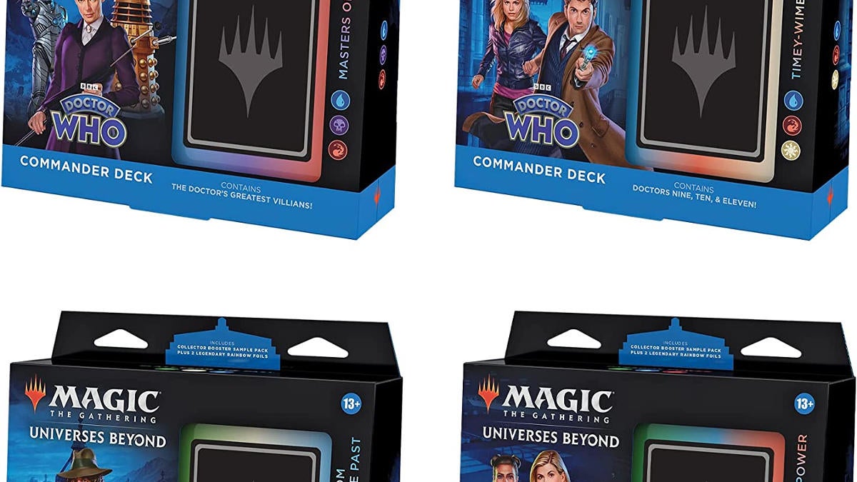 Las cartas del 60 aniversario de Doctor Who Magic: The Gathering están listas para reservar