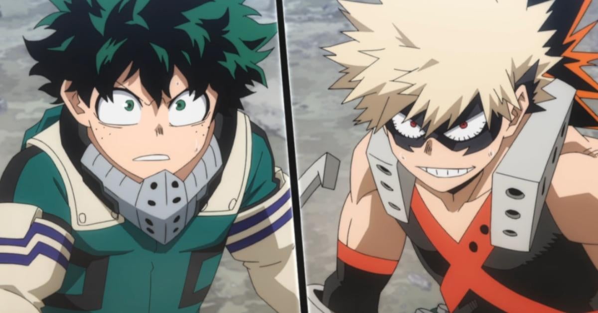 Las estrellas de My Hero Academia recrean el infame boceto de Izuku y Katsuki