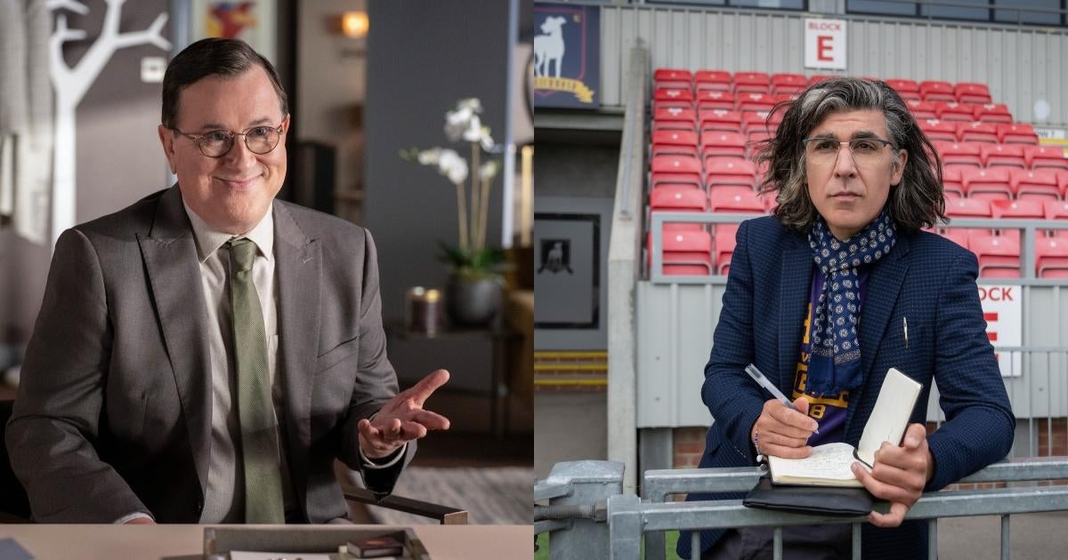 Las estrellas de ‘Ted Lasso’, Jeremy Swift y James Lance, vista previa de la segunda mitad de la temporada 3 (exclusiva)