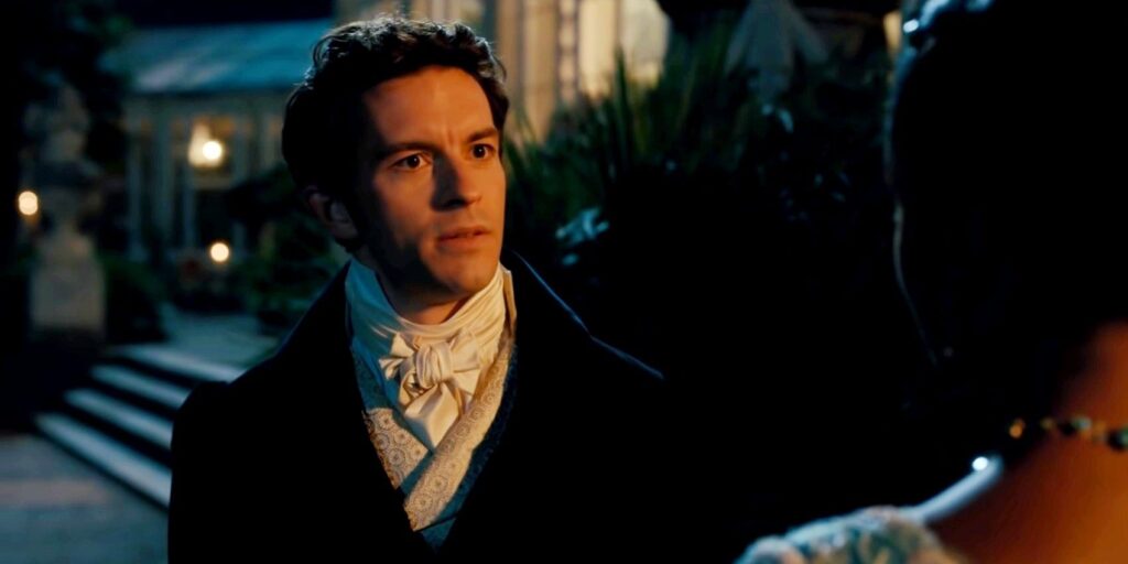 Anthony looking at Kate in Bridgerton season 2