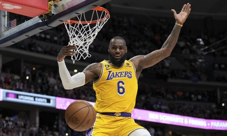 LeBron James: apuntaba a mate de concurso... y acabó así
