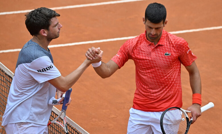 Libra Djokovic caldeado partido ante Norrie y avanza a Cuartos de Final en Roma | Video