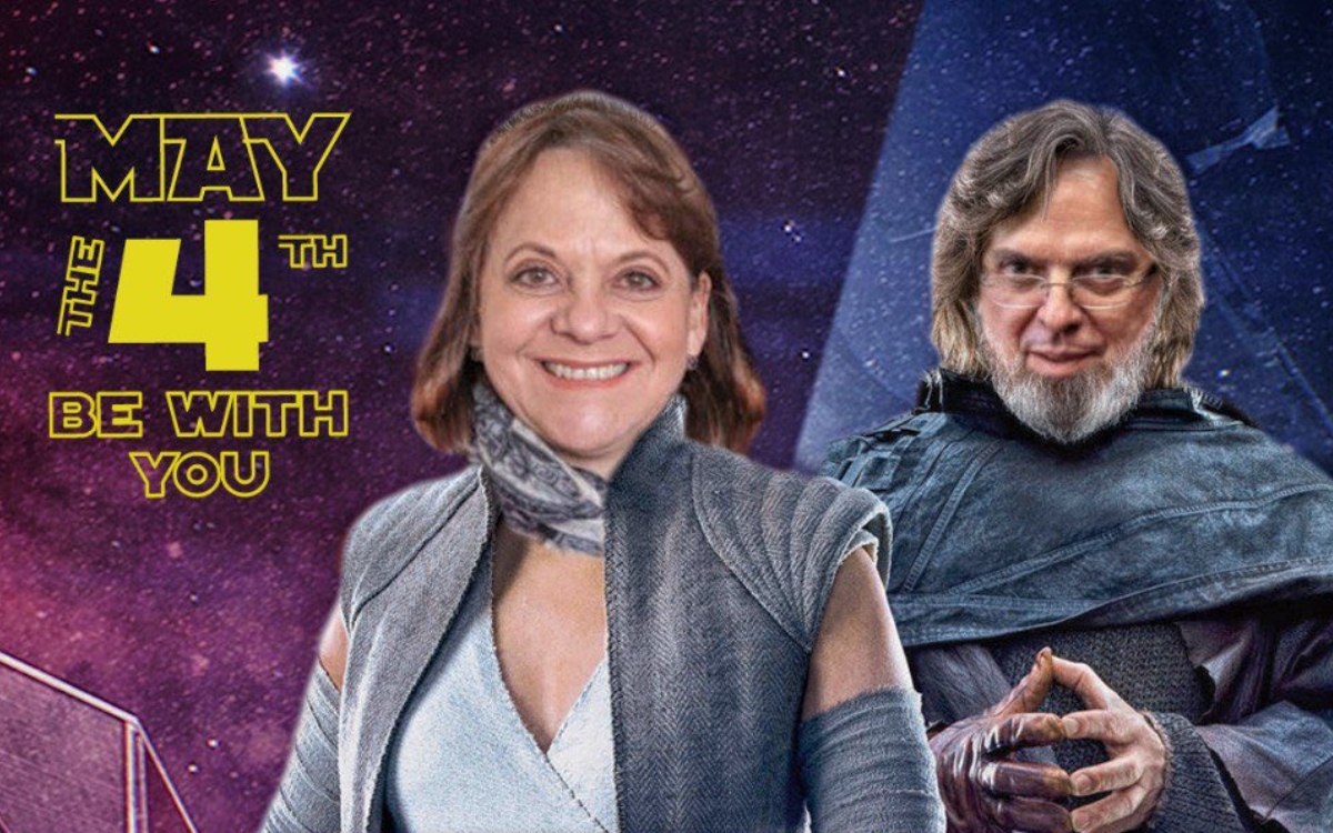 ‘Líder galáctico de la política mexicana’, Martha Delgado celebra Star Wars Day con fotomontaje de Ebrard
