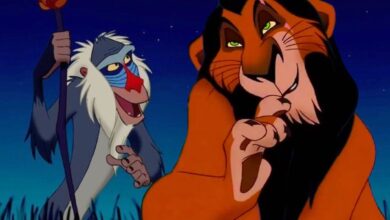 lion king rafiki and scar