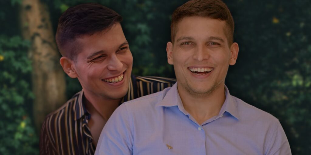 Pradhyuman Maloo indian matchmaking season 1 montage two images of him smiling