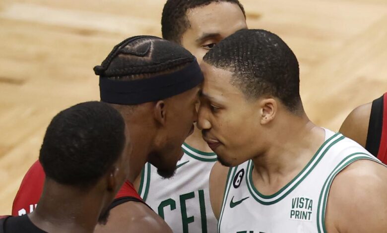 Los Celtics provocan a Jimmy Butler... y Butler les deja en estado grave