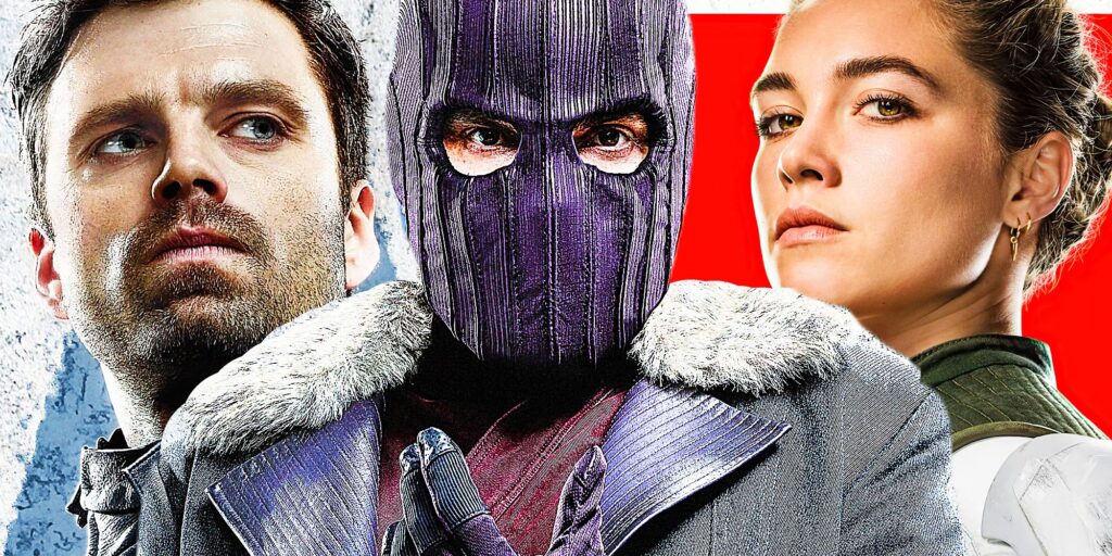 Bucky, Zemo, and Yelena in the MCU