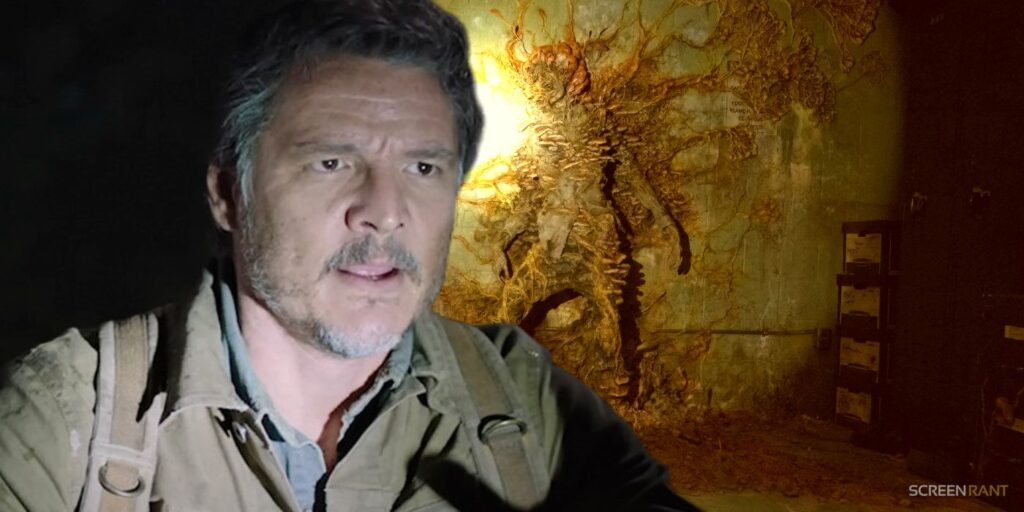 Joel and infected in The Last of Us episode 1