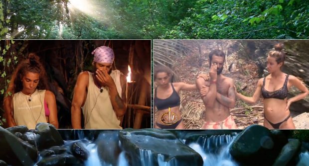 Alma Bollo y Manuel Cortés en 'Supervivientes' / Telecinco