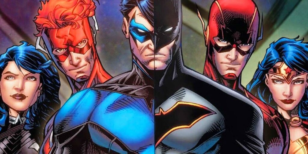 justice league teen titans nightwing