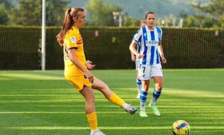 Lucía Corrales: una zurda pura tras los pasos de Patri y Mariona y pionera en La Masia femenina