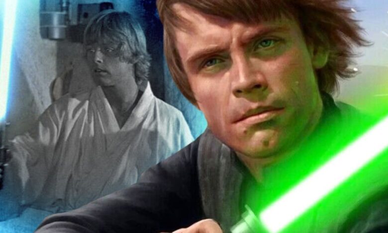 star wars luke skywalker green lightsaber stronger