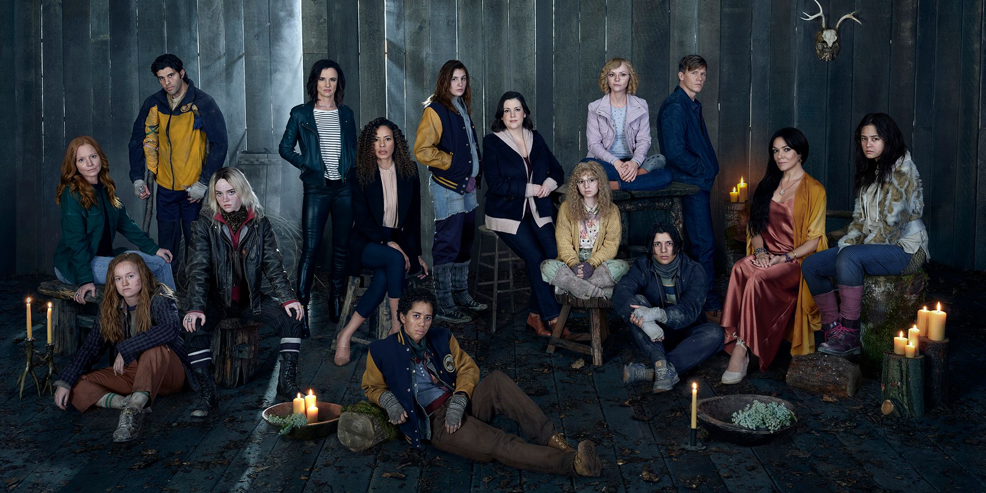 Promo image of the Yellowjackets season 2 cast