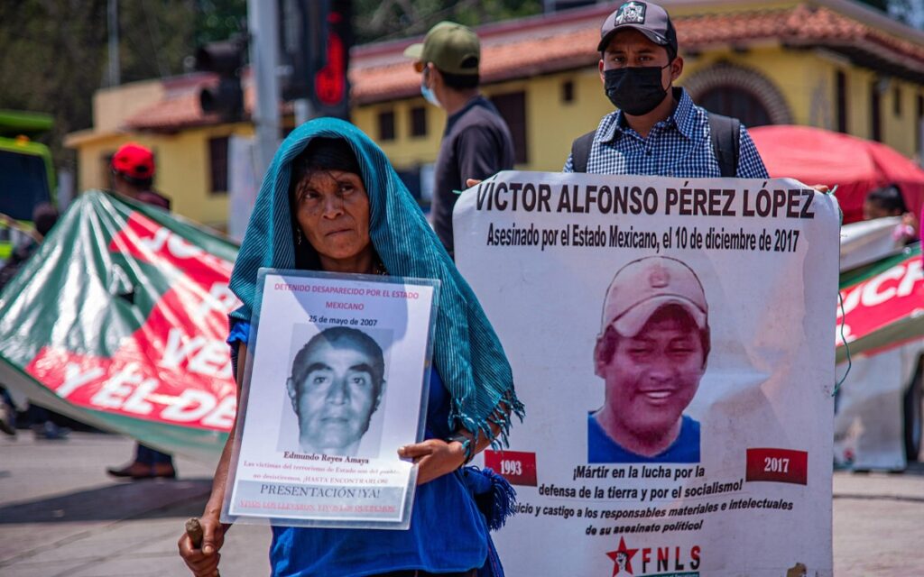 Madres indígenas marchan por sus hijos desaparecidos