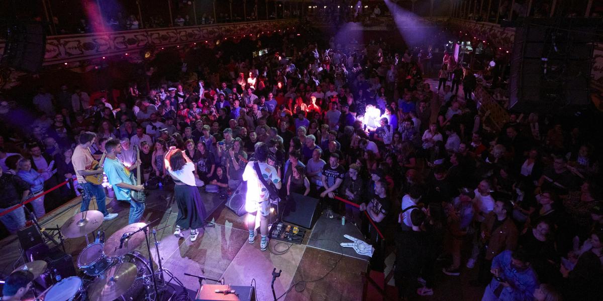 Mario Vaquerizo y Fangoria, en la fiesta de Vichy Catalan