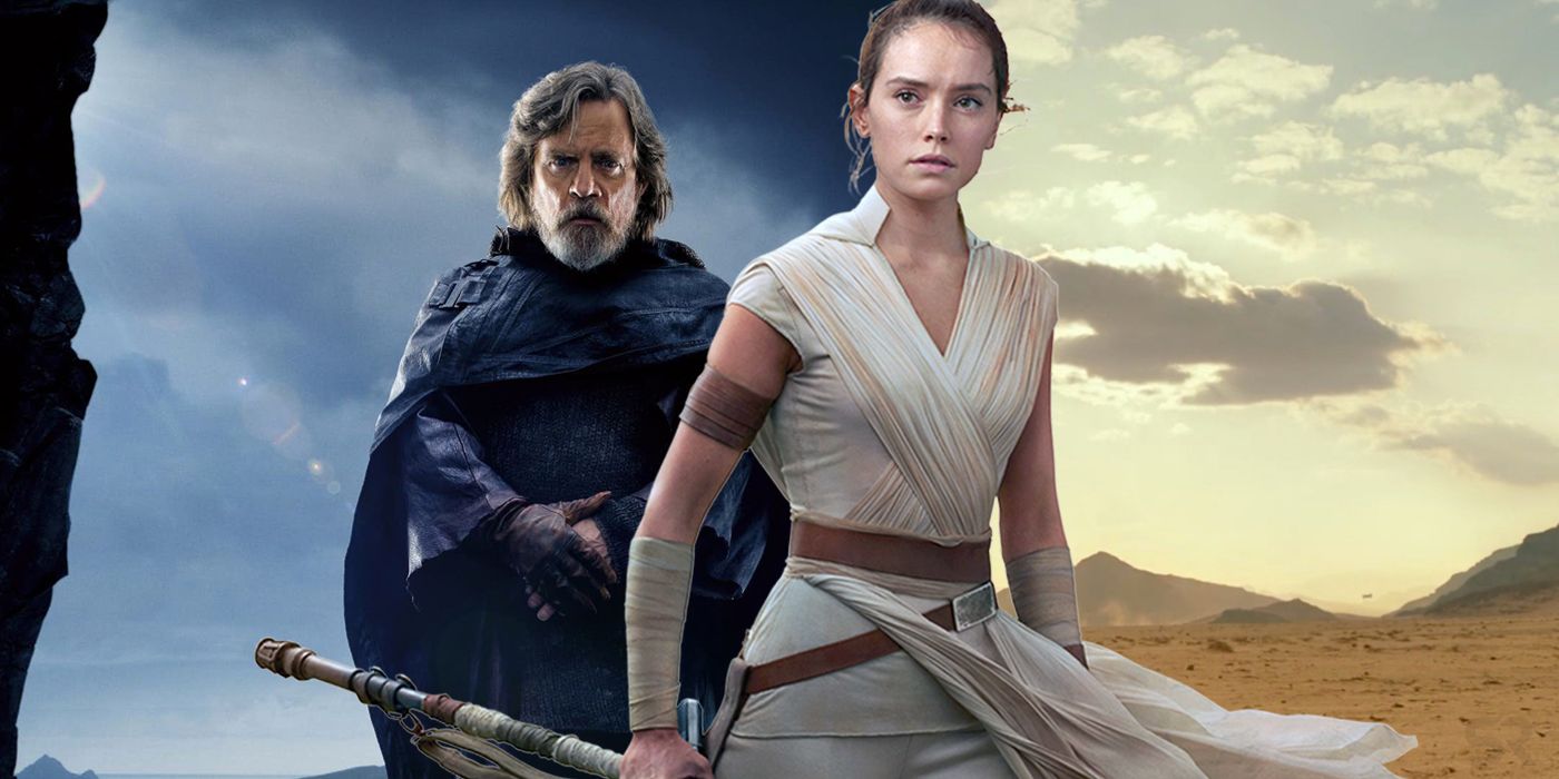 Luke Skywalker and Rey
