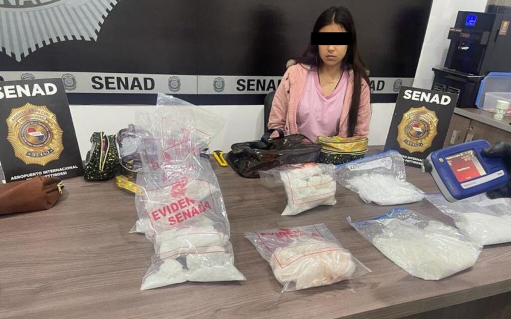 Mexicana traficó metanfetamina valuada en 1.5 millones de dólares a Paraguay