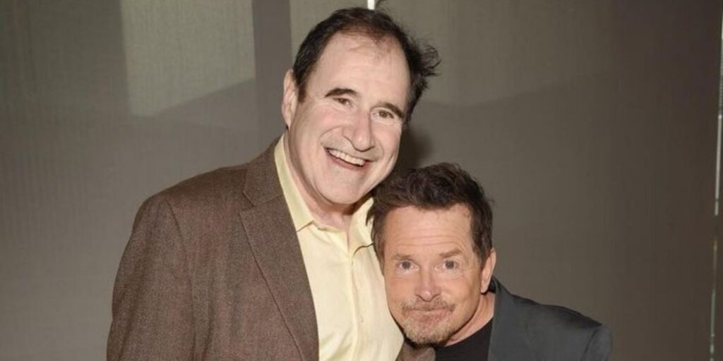 Richard Kind and Michael J Fox