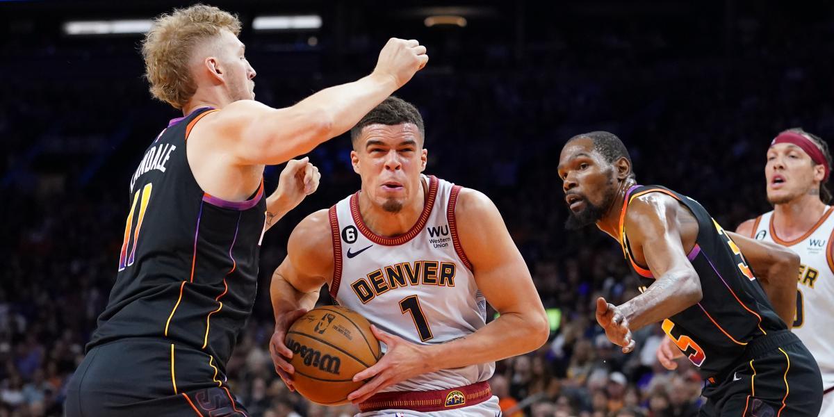 Michael Porter Jr. posterizó sin piedad a Kevin Durant