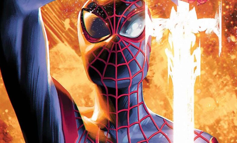 miles morales spider-man sword
