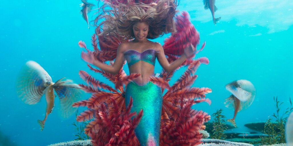Halle Bailey as Ariel in The Little Mermaid