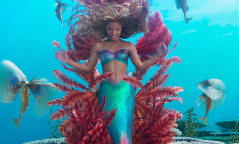 Halle Bailey as Ariel in The Little Mermaid