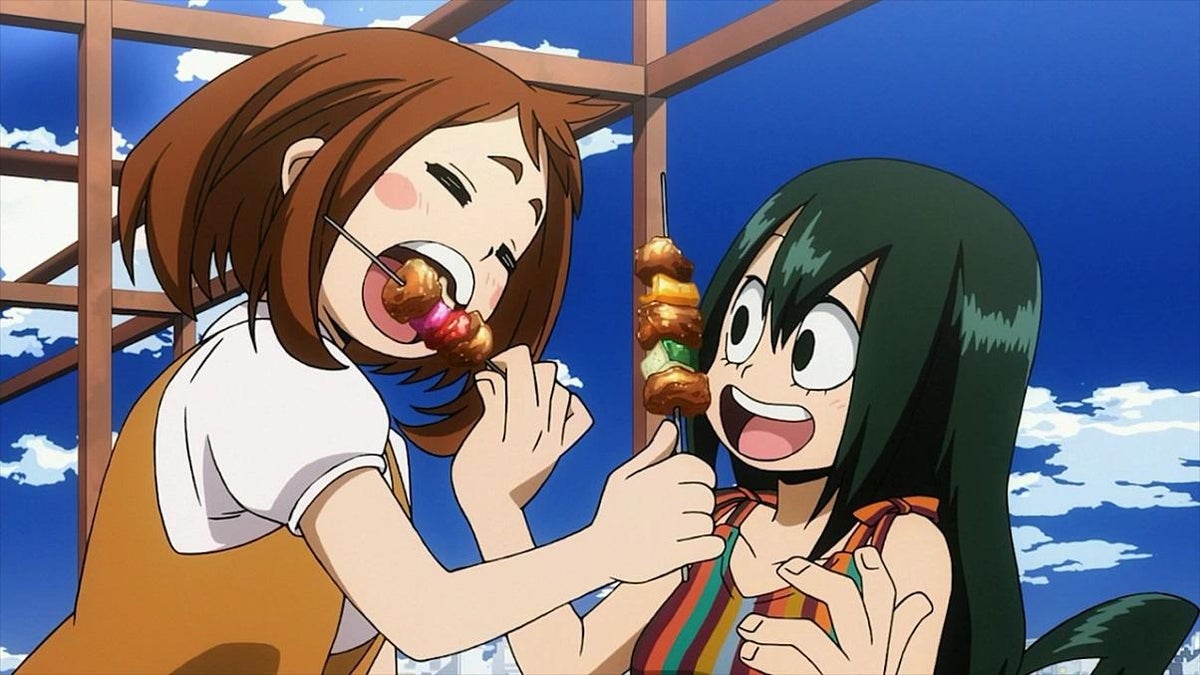 My Hero Academia reúne a Ochaco y Tsuyu en un nuevo boceto