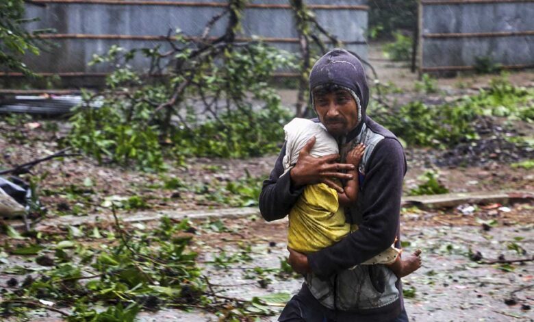 Myanmar: Al menos cinco muertos por el ciclón 'Mocha'