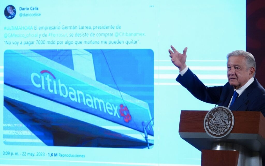 'Necesitamos un banco y esta es una oportunidad': AMLO sobre Banamex