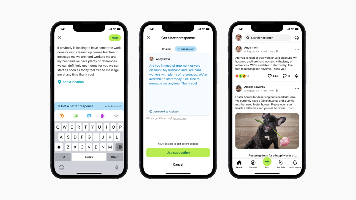 Nextdoor lanza la nueva función ‘Asistente’ impulsada por ChatGPT de OpenAI