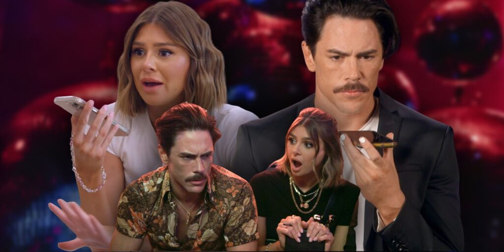 Several pictures of Tom Sandoval and Raquel from Vanderpump rules