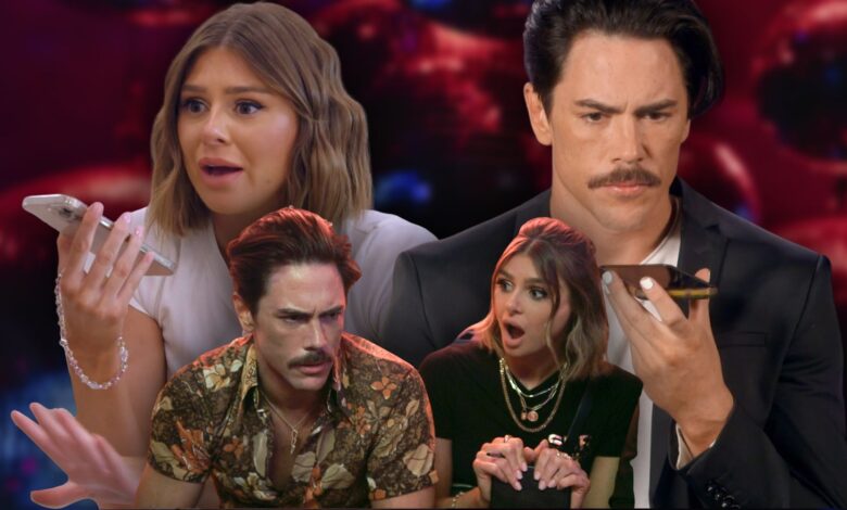 Several pictures of Tom Sandoval and Raquel from Vanderpump rules