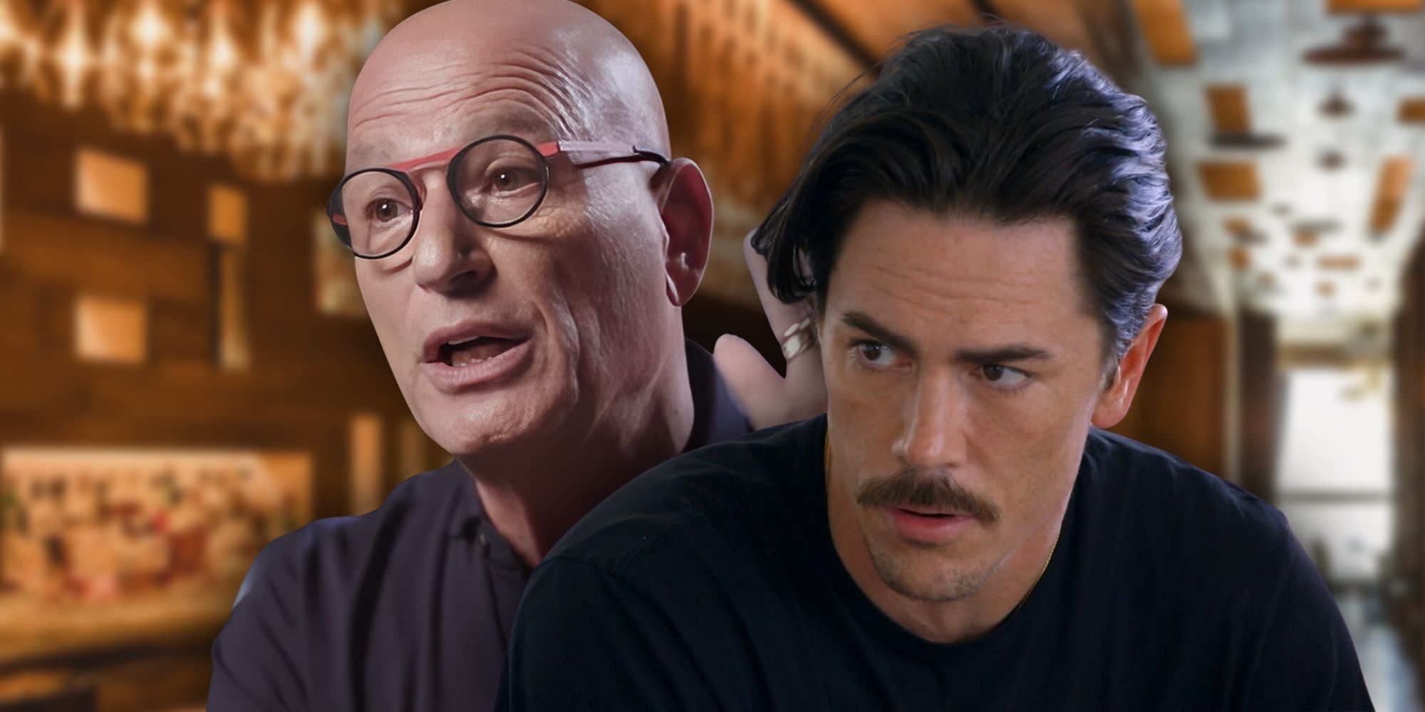 Howie Mandel and Vanderpump Rules' Tom Sandoval looking serious