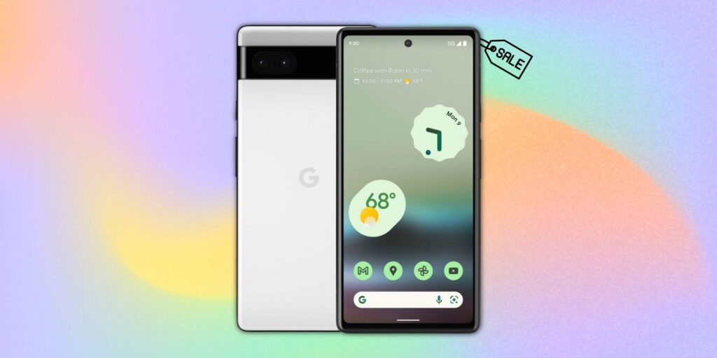 The Google Pixel 6a is available at $299 at Best Buy