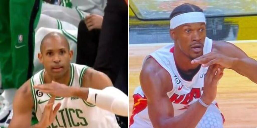 Otro pique entre Al Horford y Jimmy Butler: "P... perdedor"